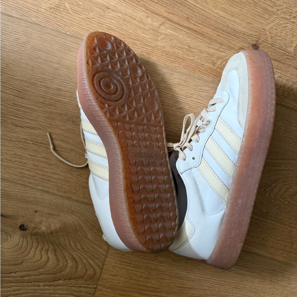 adidas Women's White & Cream samba platform Sneakers - Picture 4 of 4